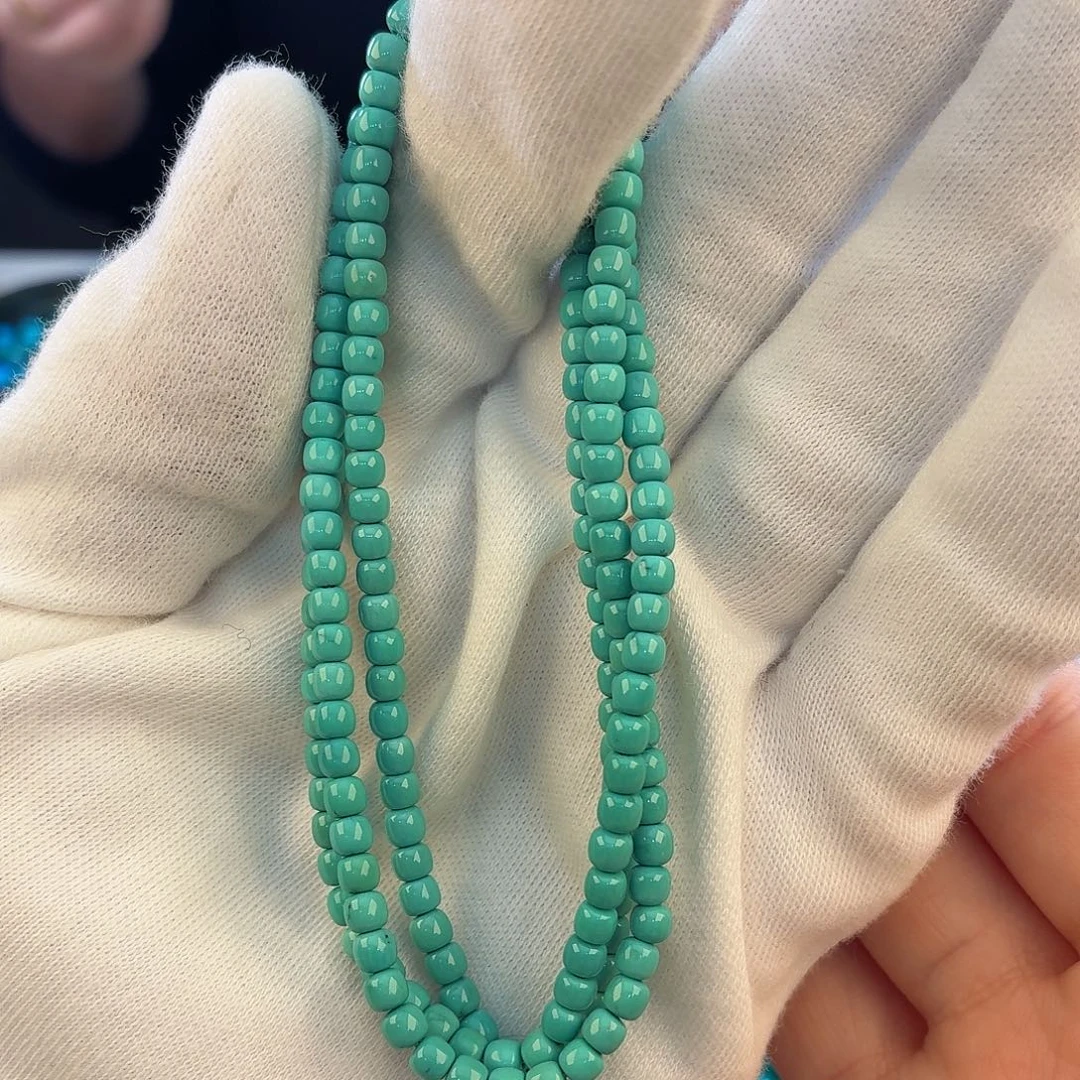 绿松石未镶嵌绿松石3.8mm