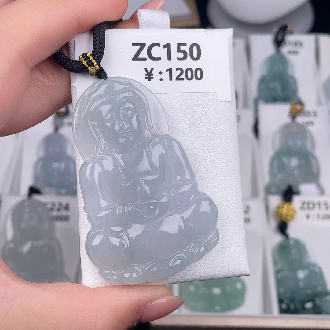 翡翠未镶嵌颈饰zc150