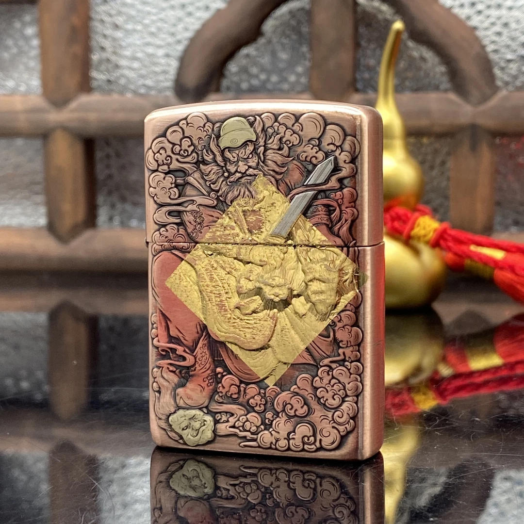 ZIPPO/之宝打火机  天官赐福常规紫铜重甲金箔【小飞甄选】DYJ1