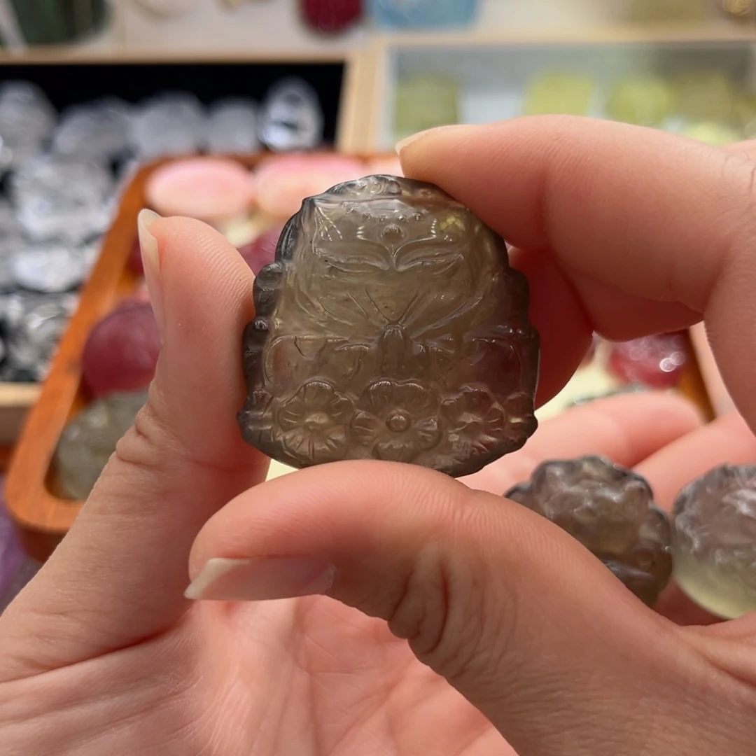 紫晶颈饰未镶嵌炸**乐绿水修仙36