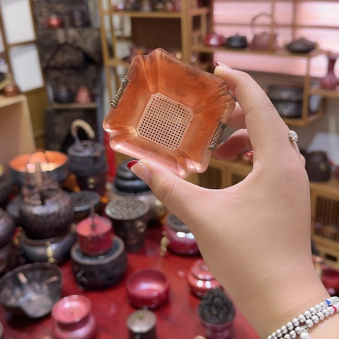 紫铜手工制作摆件一个