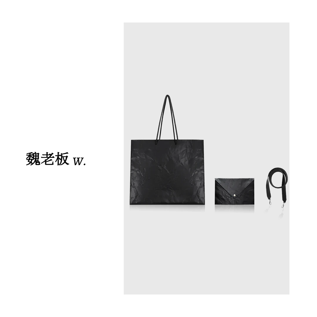 W.Diva【潇洒小姐】春季进口胎牛皮手提做旧防纸感手拎包0J0131020