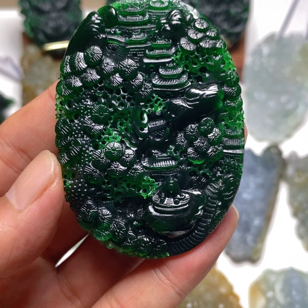 定制翡翠未镶嵌天然A货翡翠Z