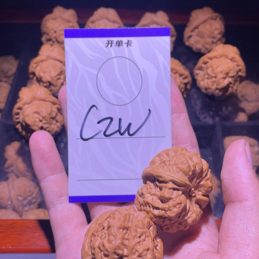 橄榄核把件C*W木禾文玩36全品毒