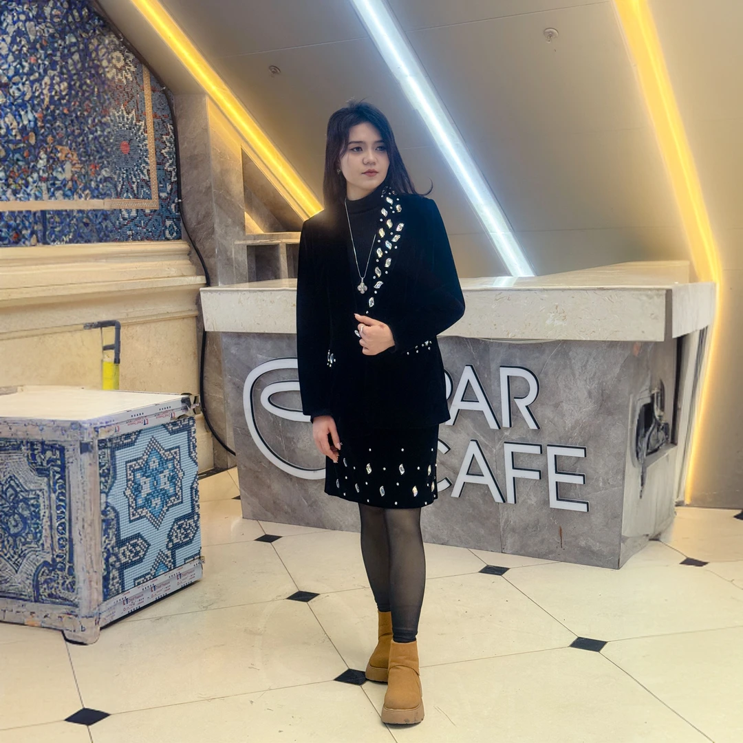 2025新款黑色裙子上衣西装春秋套装气质轻奢时尚显瘦百搭修身