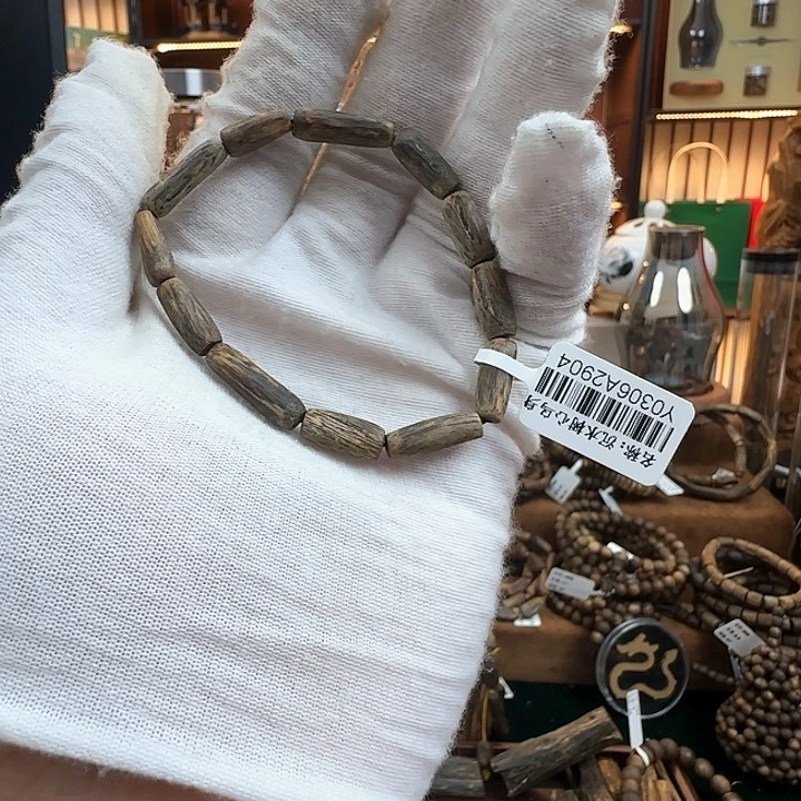 沉香手串手***陈桶珠单圈