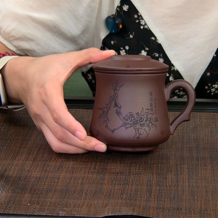 茶杯紫砂高货放漏