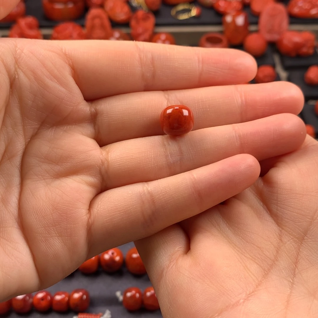 南红玛瑙老型单珠10.8MM未镶嵌