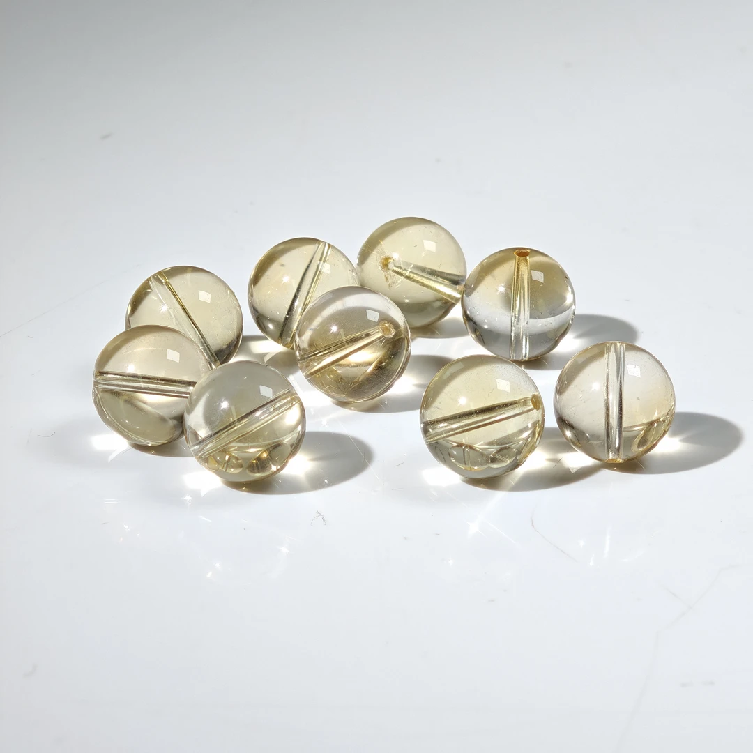 晶匠黄水晶单珠12mm+  多样性发一  编号BB6076