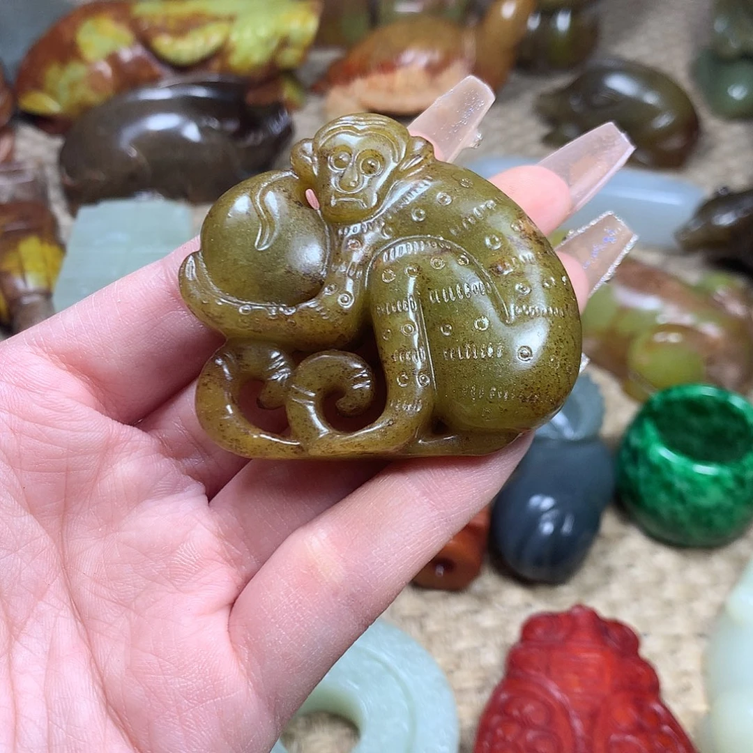 白玉菩提吊坠挂件