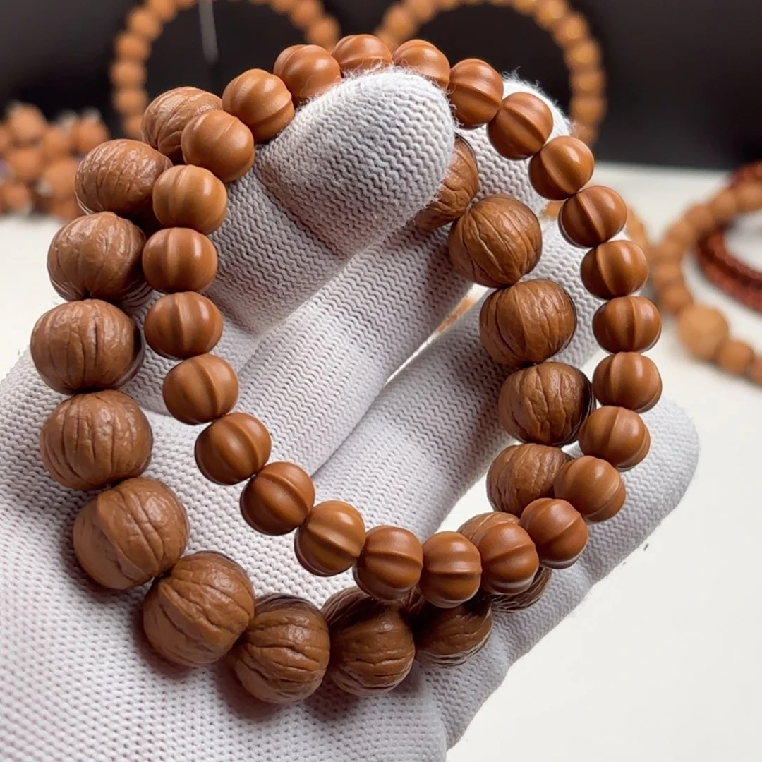 海***颜猴头核桃手串鲨鱼+南瓜，