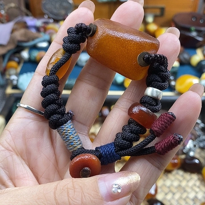 未镶嵌蜜蜡手链手链