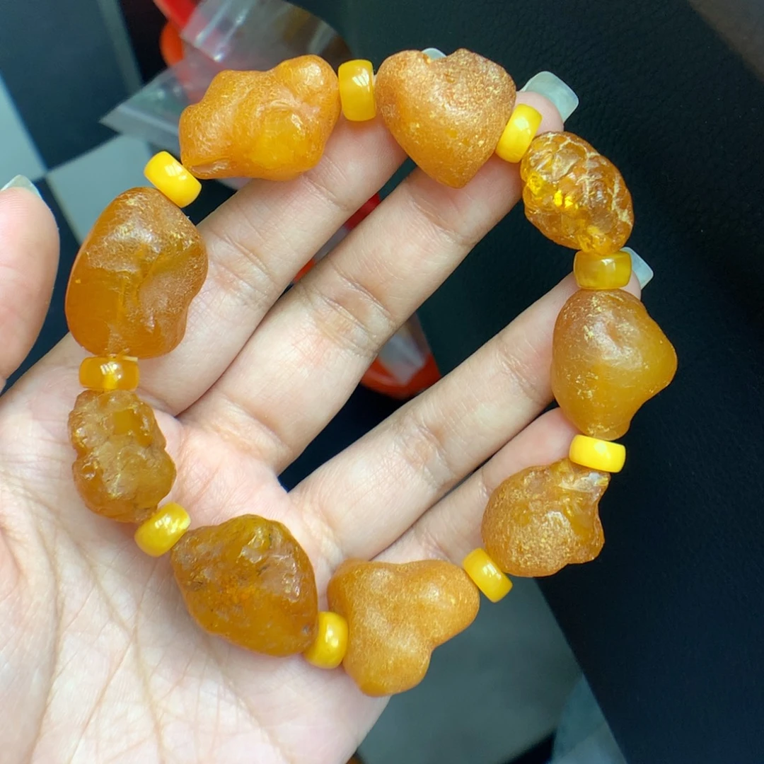 琥珀未镶嵌珠宝奇石