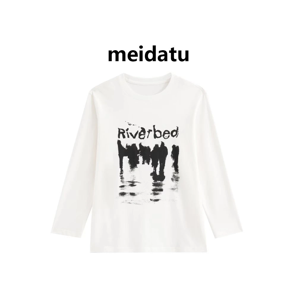 美哒兔（自由幻象）潮流小众印花宽松上衣（小个子版）CK2581-59