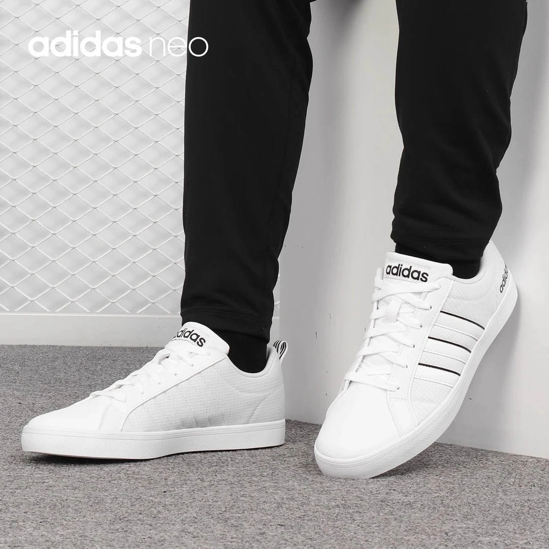 【微瑕】Adidas/阿迪达斯男子透气低帮运动休闲板鞋 F34634