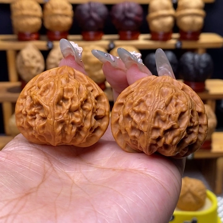 把件文玩核桃麻核桃宫灯30号39尺