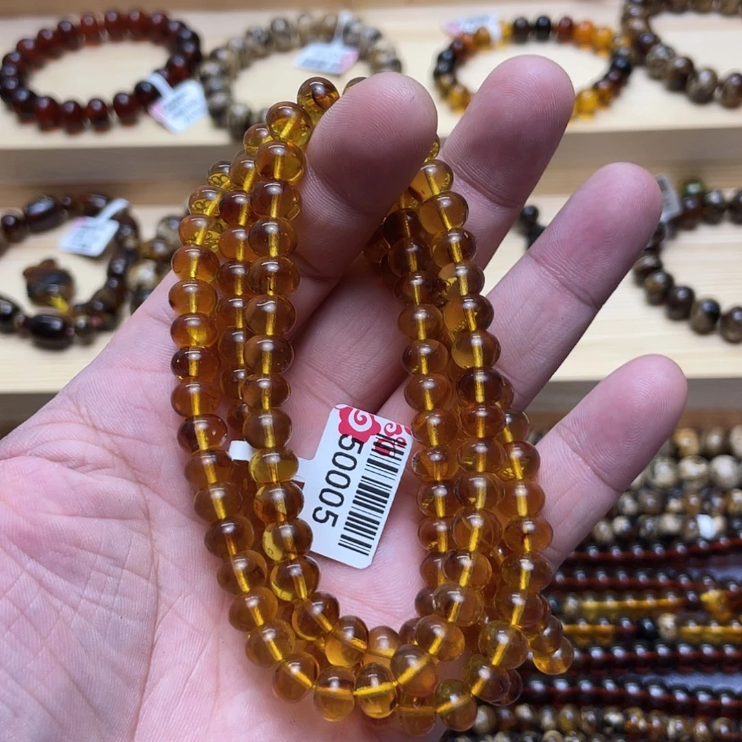 手链琥珀未镶嵌8mm