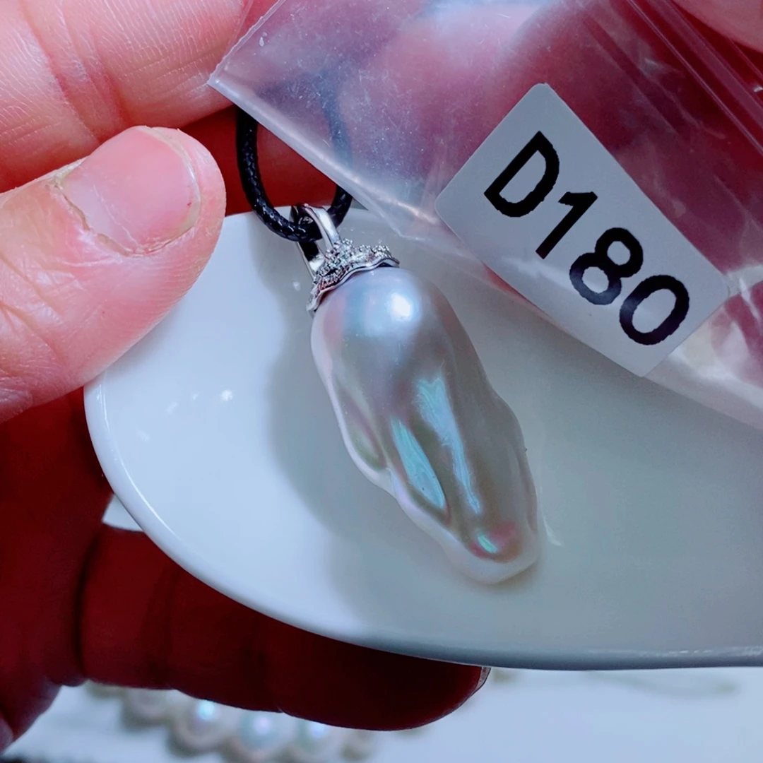 银S925镶嵌淡水珍珠