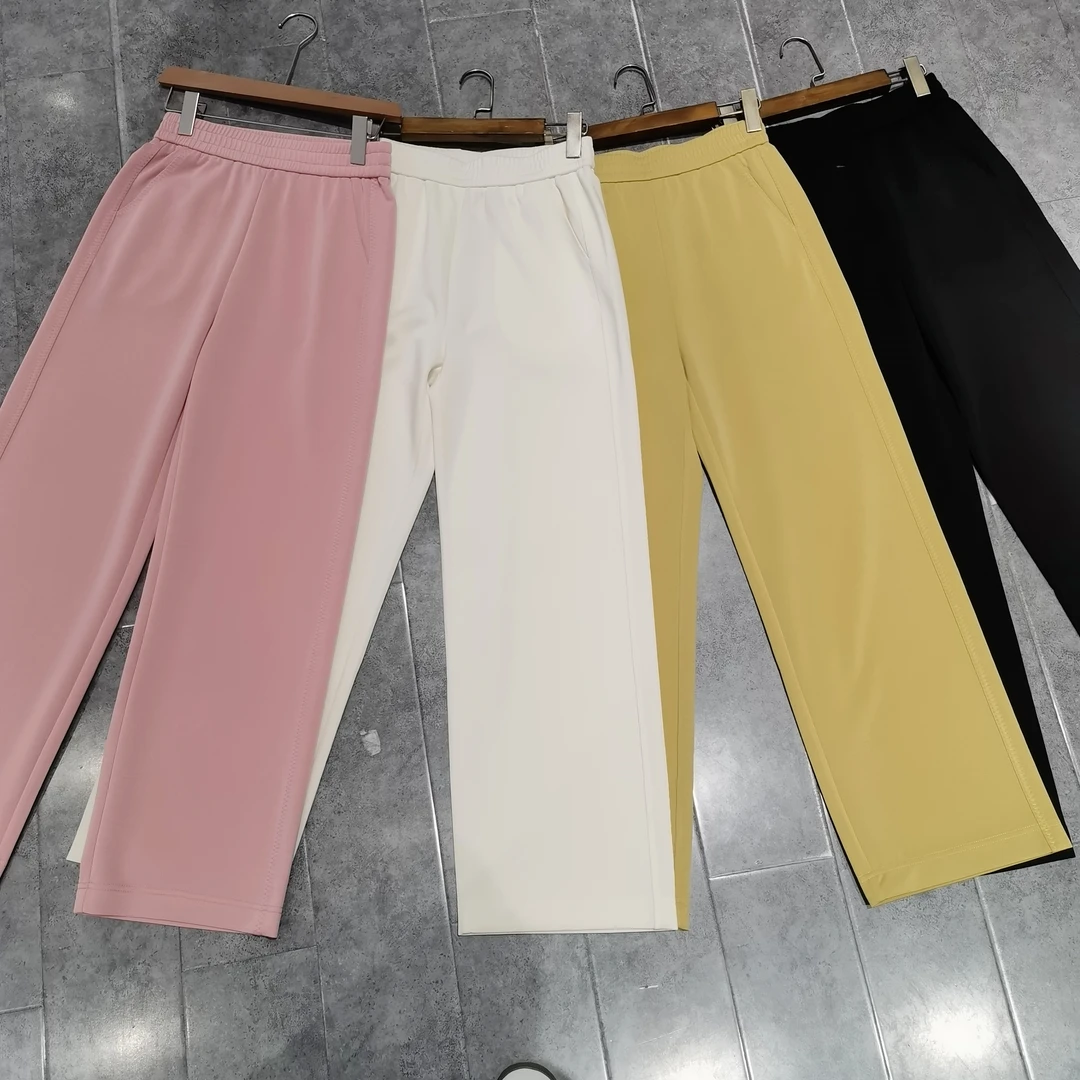 2241芭莎家彩色直筒裤