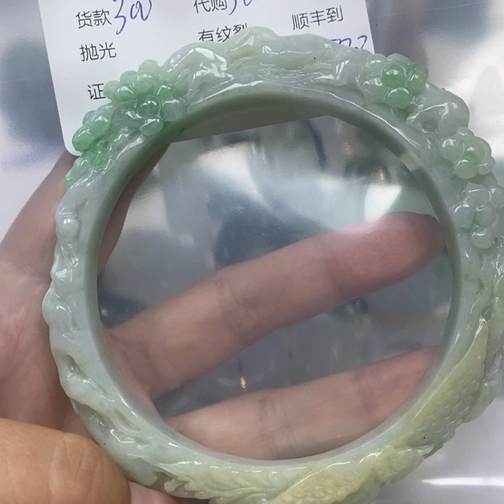 翡翠手镯未镶嵌h*