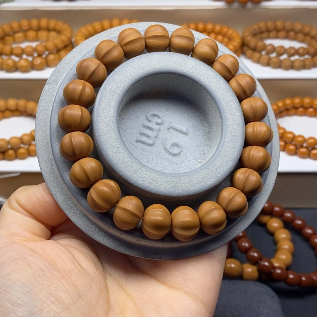 【闪购商品】猴头核桃手串哑光鲨鱼13mm