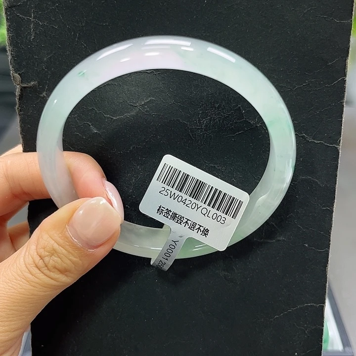 石英质玉（非洲翠）未镶嵌手镯➕橙子62+
