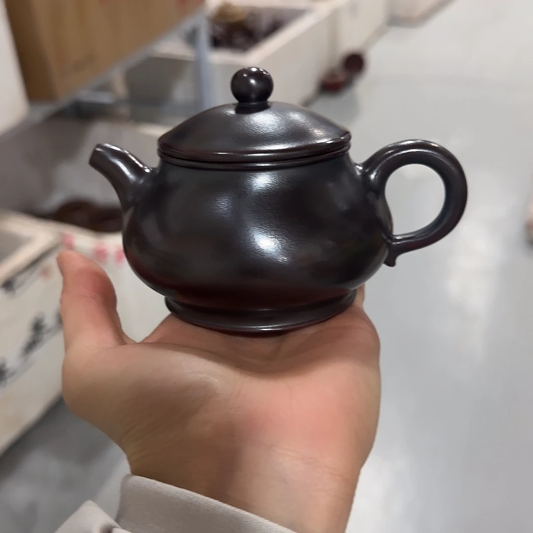 茶壶紫砂民间手艺人全手工制作