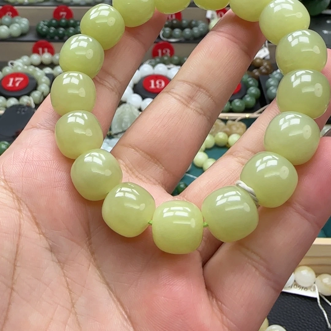 和田玉未镶嵌手链13