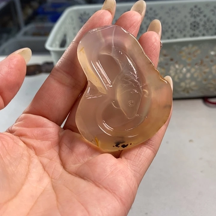 玛瑙/玉髓吊坠(不含链)未镶嵌