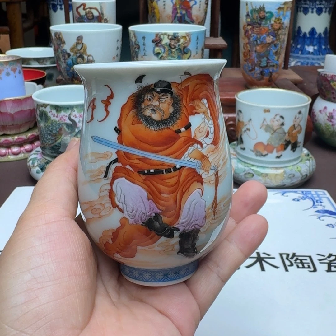 景德镇手工手绘展示