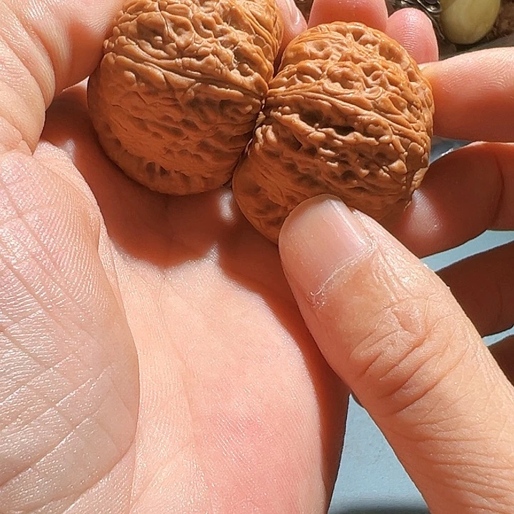 文玩核桃把件泥鳅背42