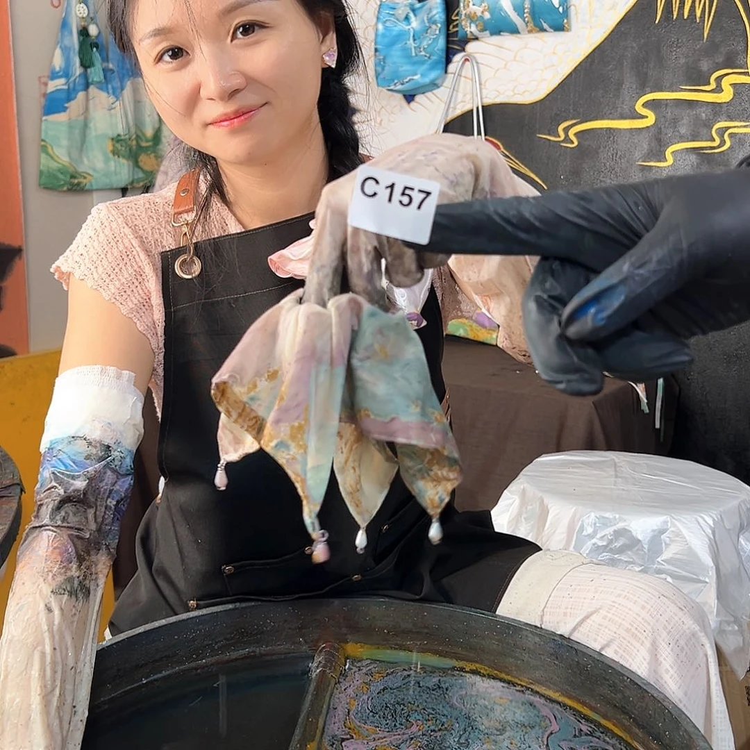 157珍珠发圈手作