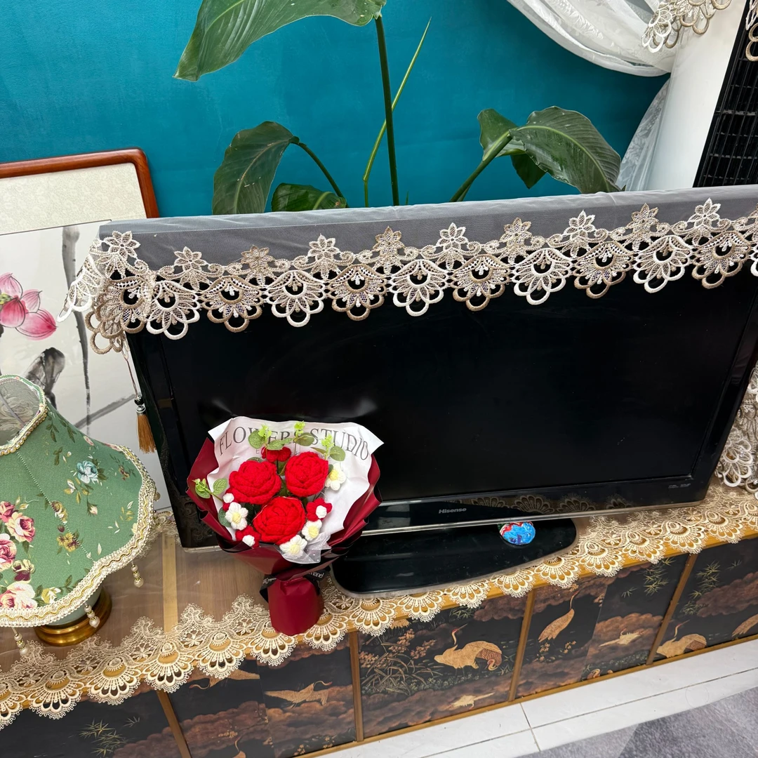 T131t（40*260cm）珞光纱高透蜂巢网家居软装盖巾盖布