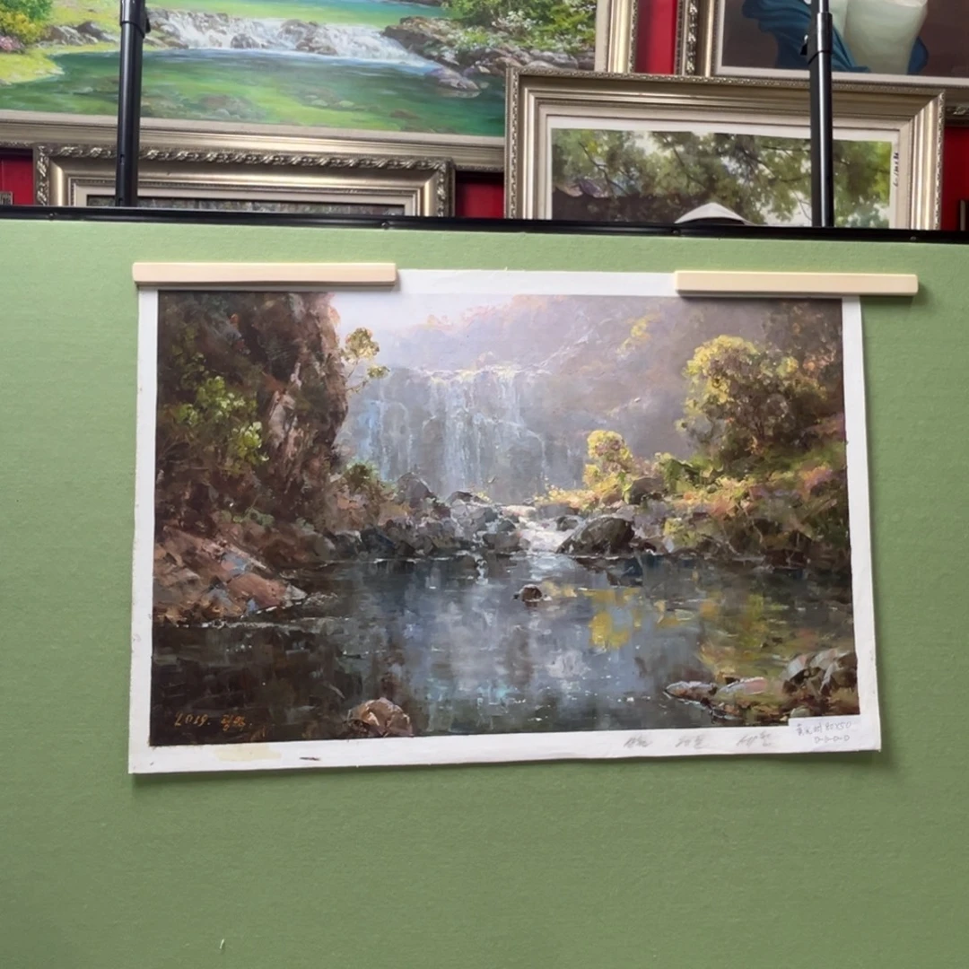 油画朝鲜艺术家油画作品