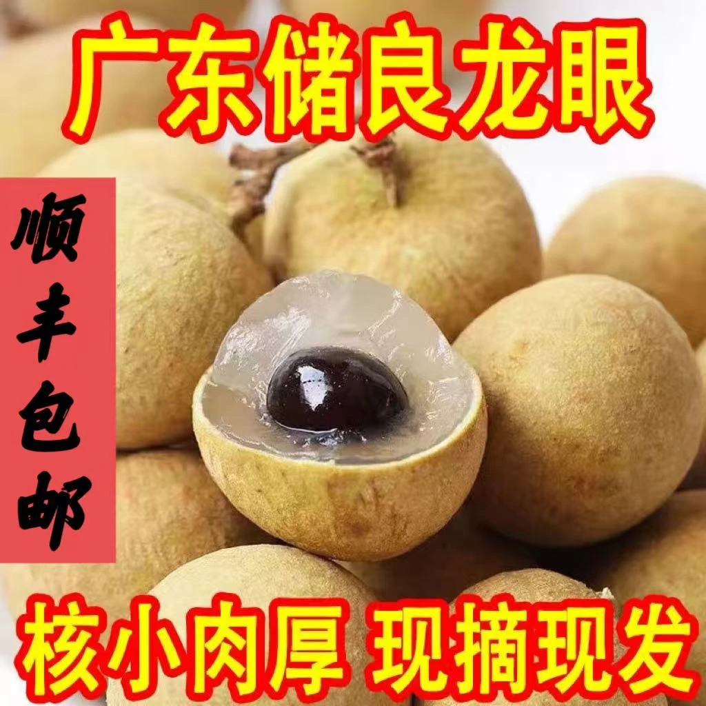 【顺丰包邮】广东正宗储良龙眼大果新鲜现摘清甜肉厚饱满当季时令水果