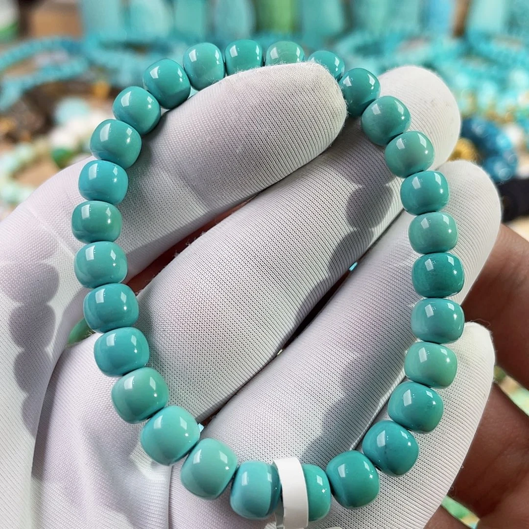 绿松石未镶嵌珠宝奇石7mm