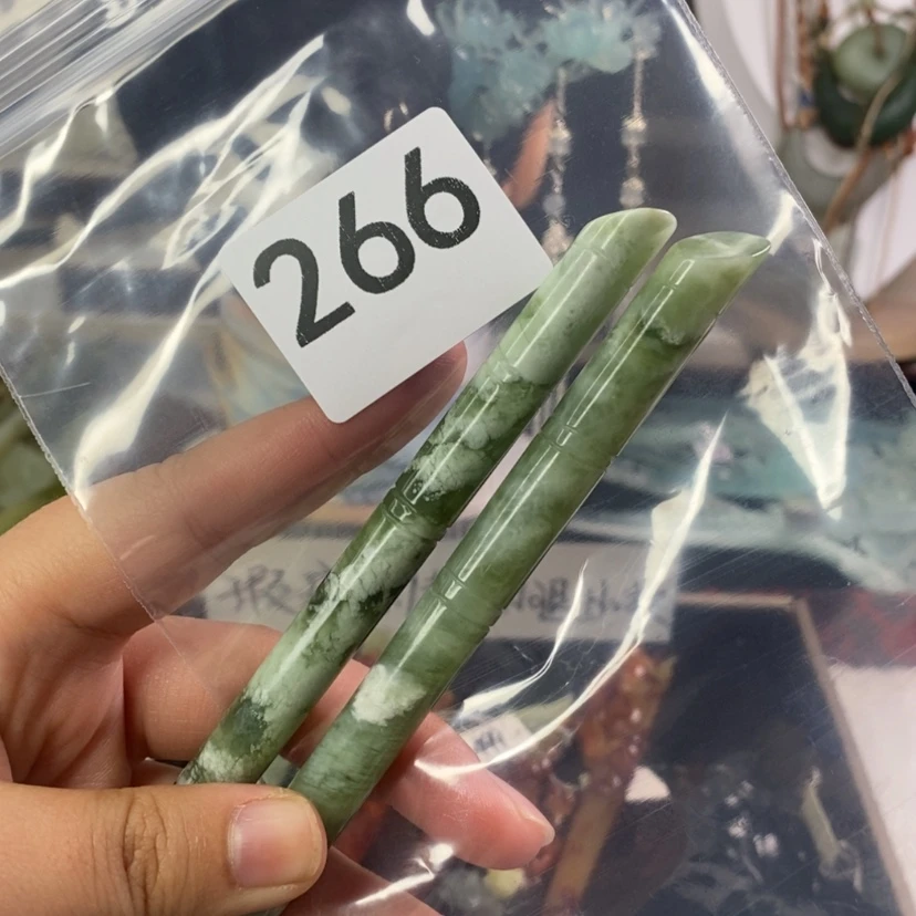 【闪购商品】岫玉发饰未镶嵌延