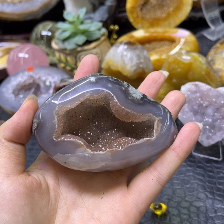 未镶嵌发饰水晶粉软啵啵