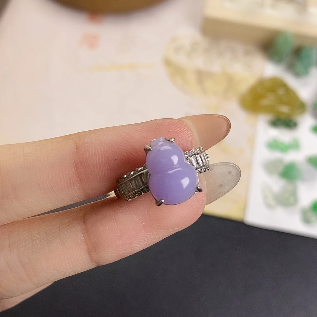 翡翠银S925镶嵌吊坠(不含链)