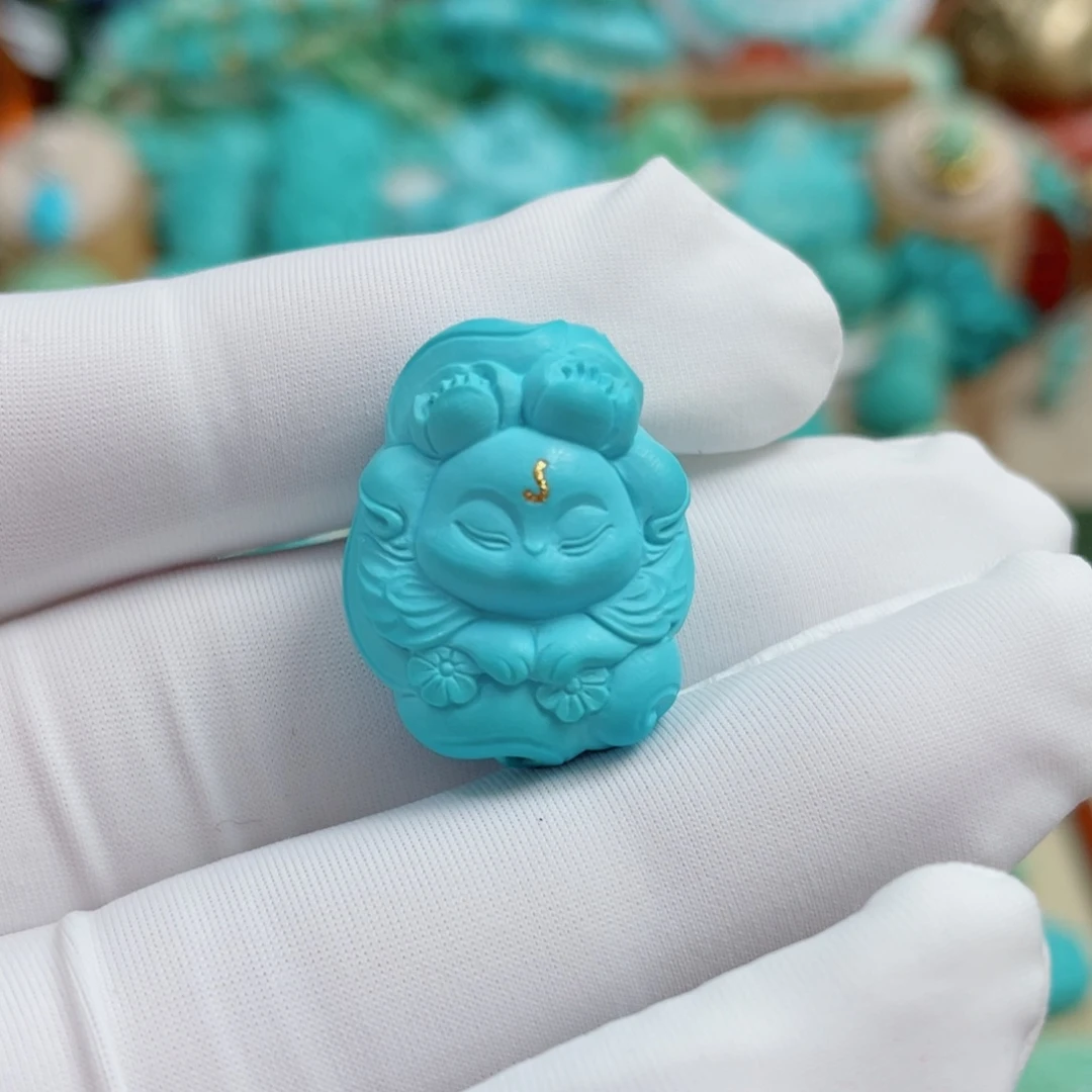 绿松石未镶嵌珠宝奇石