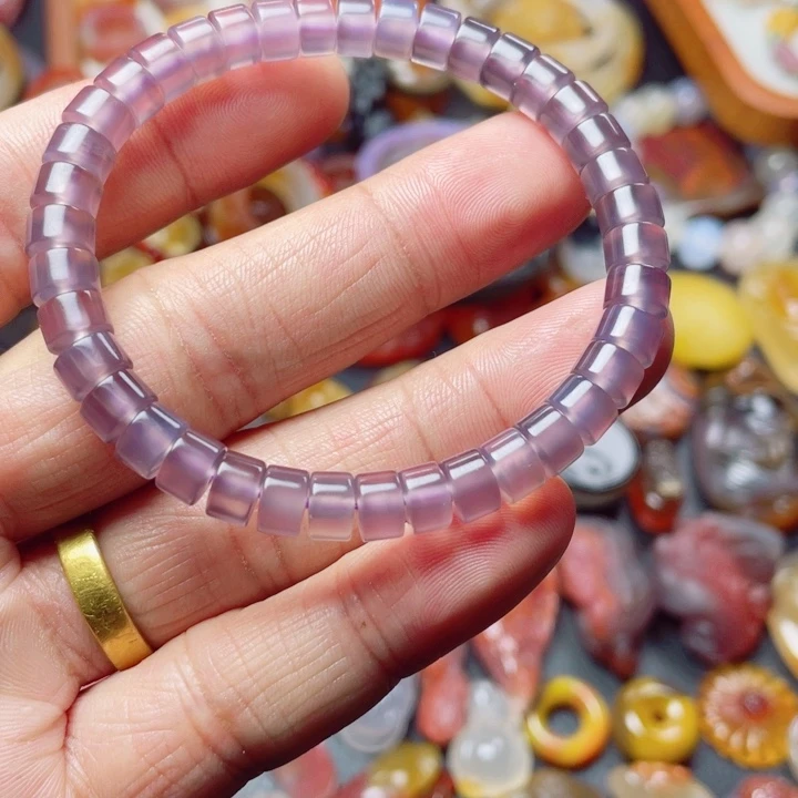 糖***糖玛瑙/玉髓未镶嵌手链