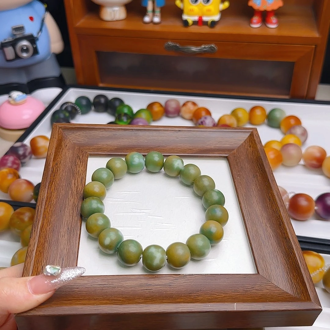 菩提根/象牙果手串卡15干磨苹果