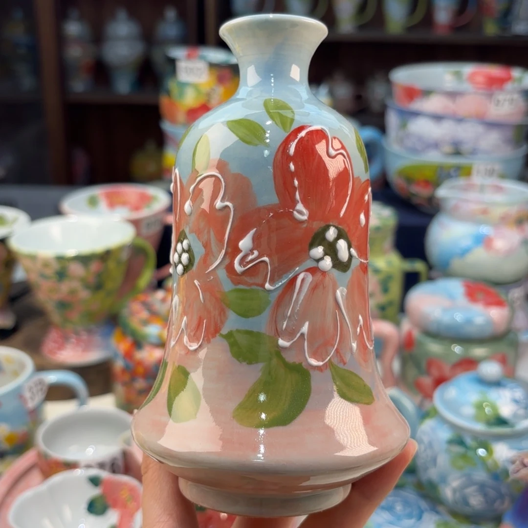 景德镇手绘高温釉下彩陶瓷茶具
