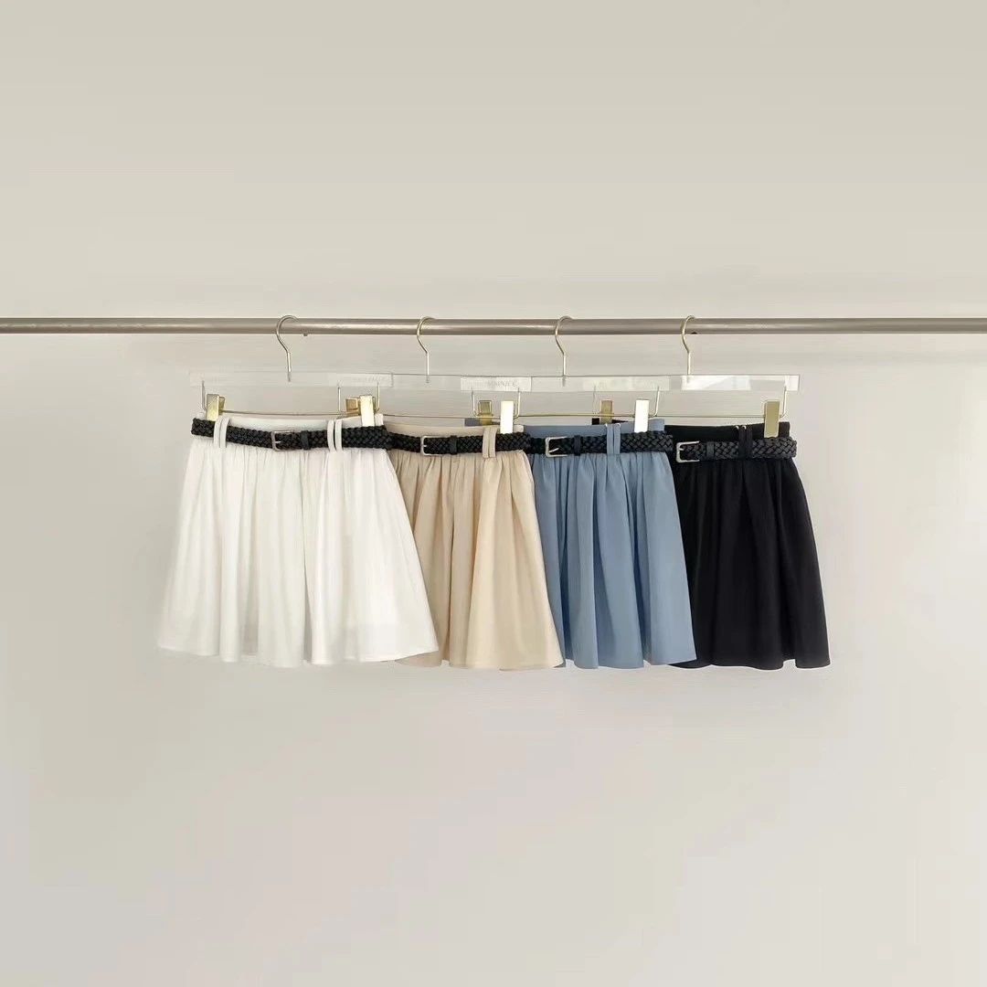 芭蕾风短裙半裙甜辣高腰显瘦百褶半身裙