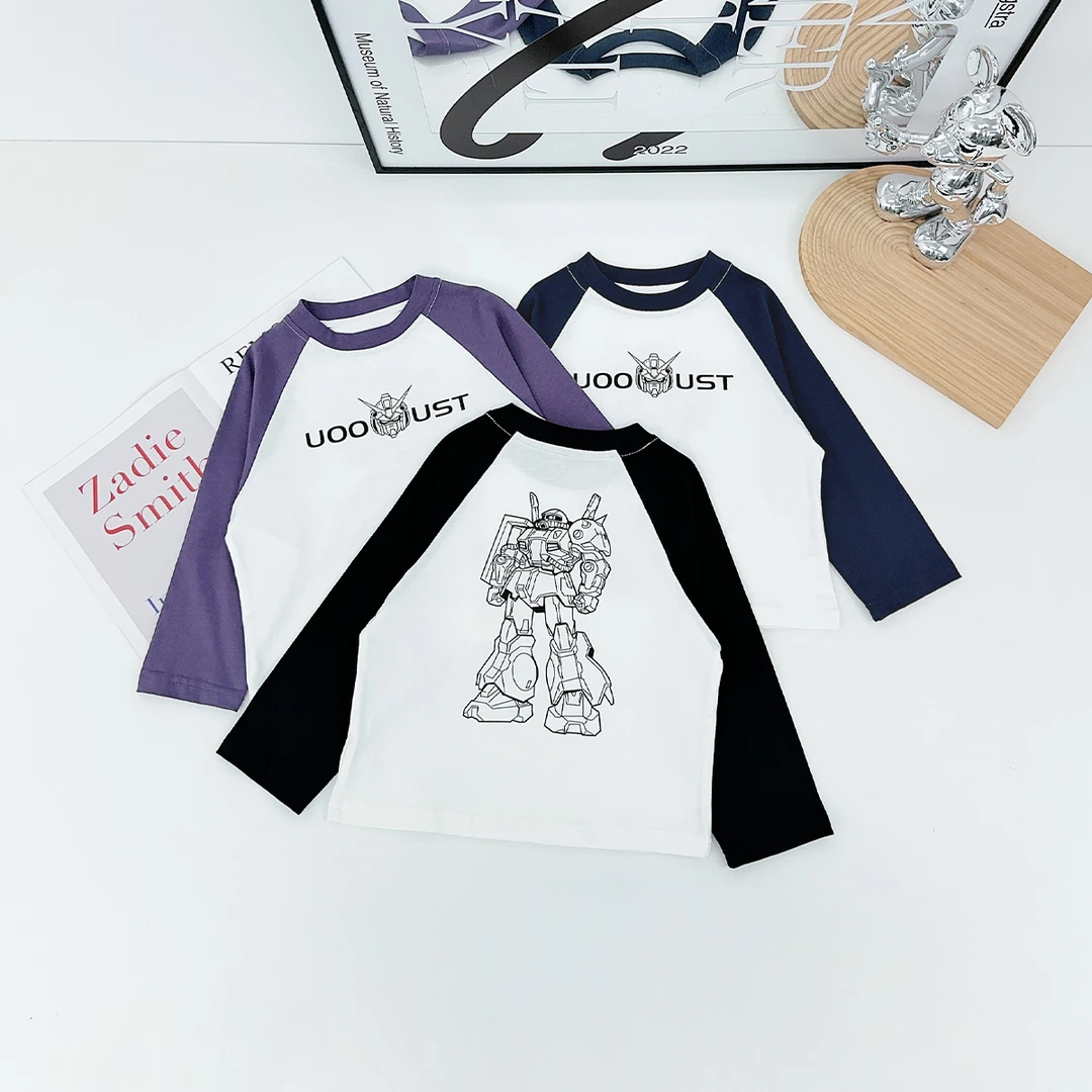 男童长袖T恤2025新款秋季儿童秋冬打底衫潮牌AY25676悠悠童话童装