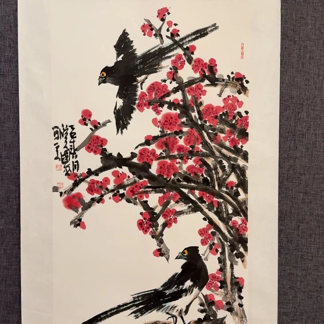 国画单老师作品画作
