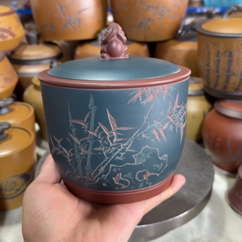 紫砂茶叶罐。。。。。。。。。。。