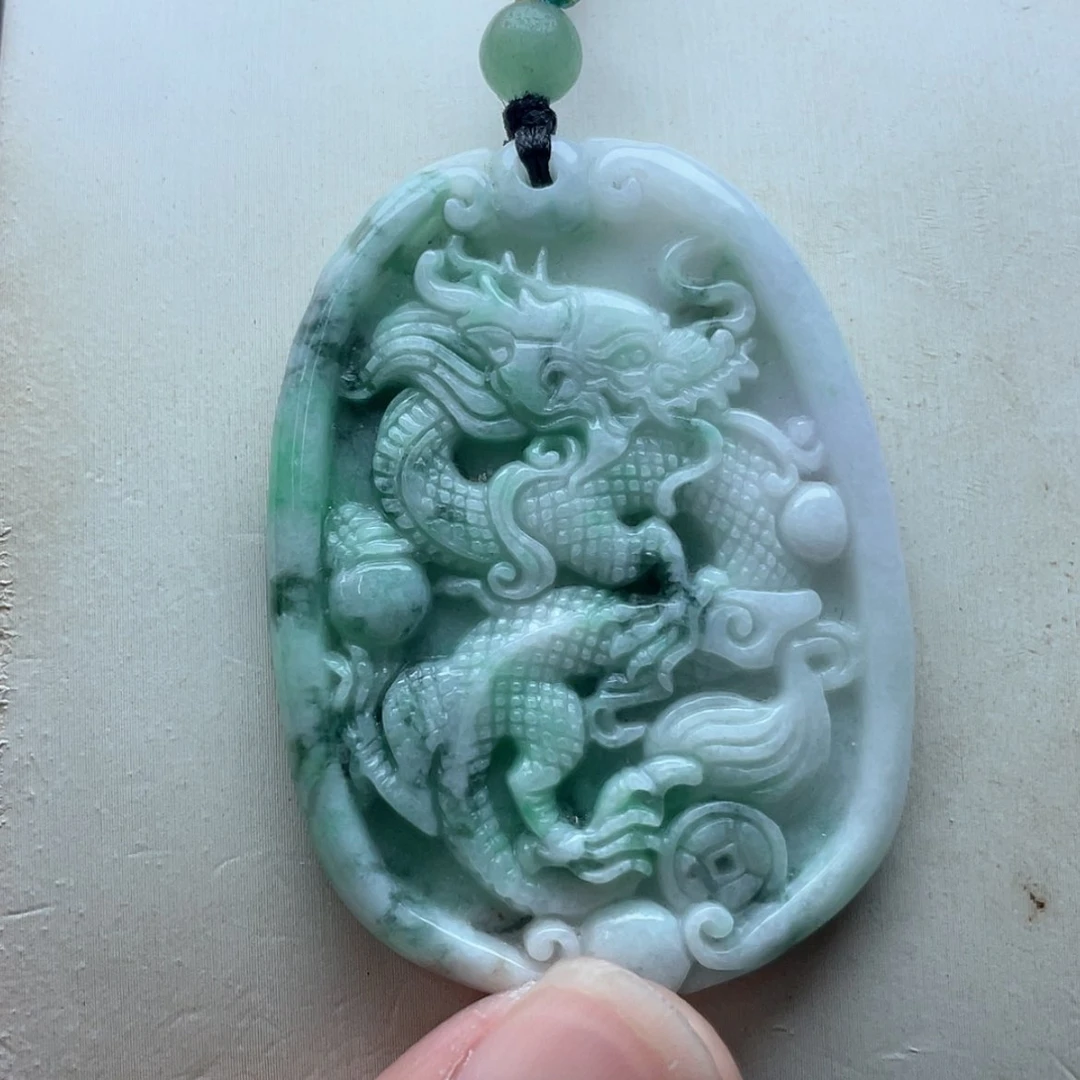 【闪购商品】颈饰未镶嵌翡翠龙牌