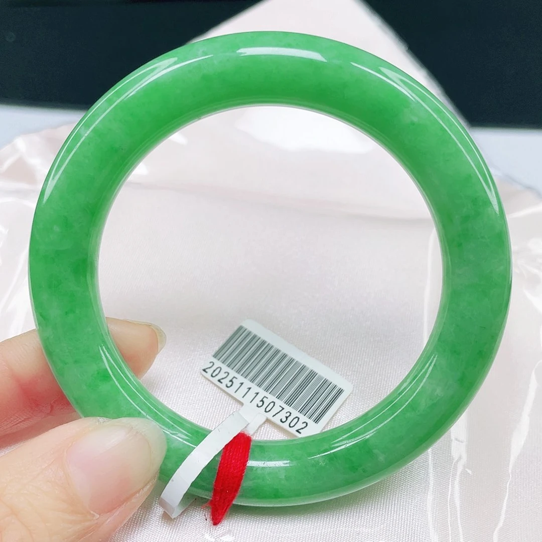 未镶嵌手镯翡翠圆条53.5 035