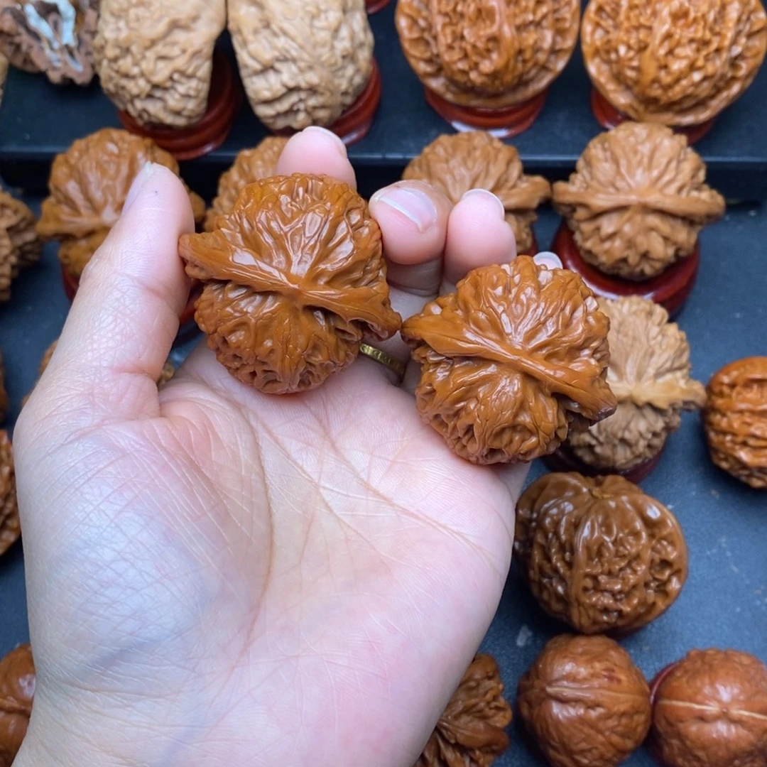 文玩核桃把件43宫灯